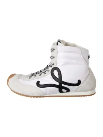Pre-owned Loewe Flow Athletic Sneakers In White