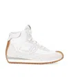 Loewe Flow High-top Sneakers In White