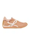 Loewe Flow Logo-patch Sneakers In Nude