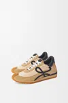 Loewe Flow Runner 2.0 Suede-trimmed Shell Sneakers In Multi