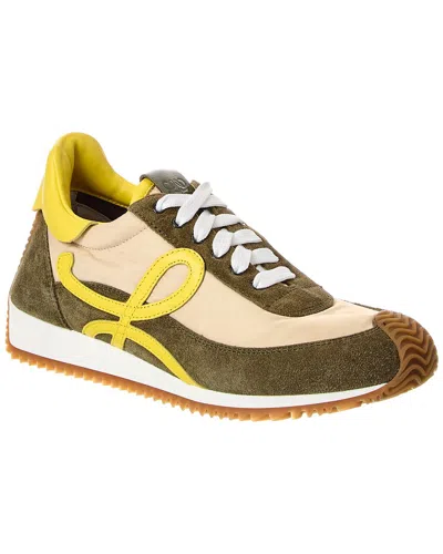 Loewe Flow Runner 2.0 Nylon & Suede Sneaker In Multi