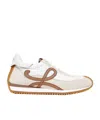 Loewe Flow Runner Leather-trimmed Shell And Suede Sneakers