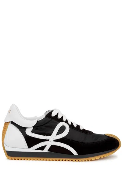 Loewe Flow Runner Suede And Leather Trainers In Multi