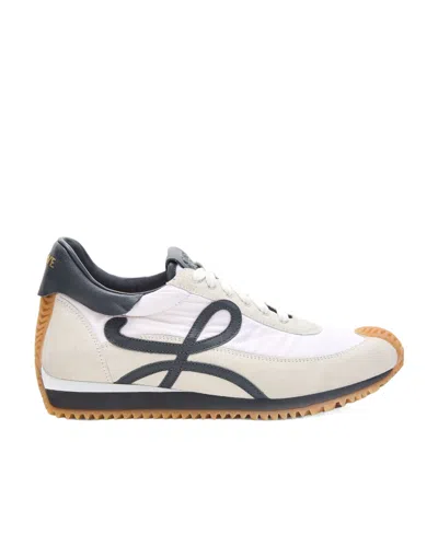 Loewe Flow Runner Lace-up Sneakers In White