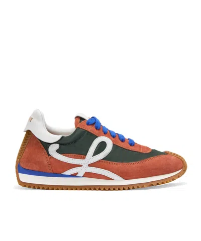 Loewe Flow Runner 2.0 In Nylon And Suede In Multi