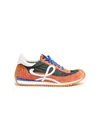 Loewe Flow Runner 2.0 In Nylon E Camoscio In Multicolor