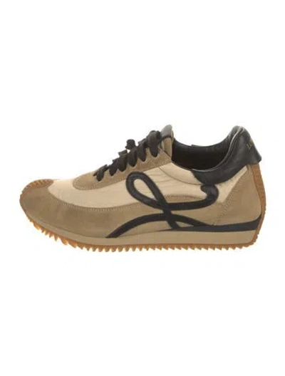 Pre-owned Loewe Flow Runner Sneakers In Neutral