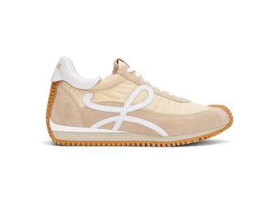 Pre-owned Loewe Flow Runner Suede (women's) Sneakers In Light Powder