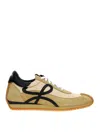 Loewe Flow Runner 2.0 Suede-trimmed Shell Sneakers In Neutral