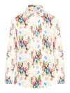 Loewe Flower Print Shirt In Multicolour