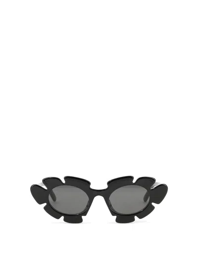 Loewe Flower Sunglasses Black