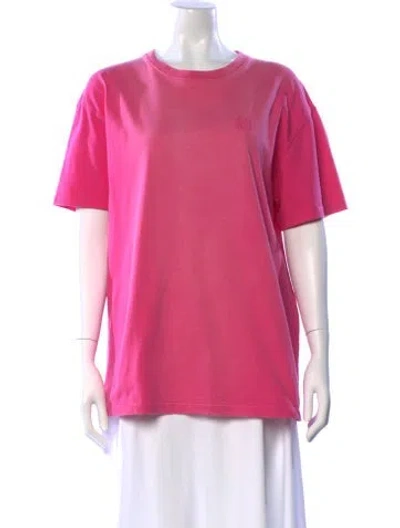 Pre-owned Loewe 'fluo Pink' Crew Neck T-shirt