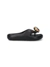 Loewe Paula's Ibiza Foam Pebble Pvc Slides In Black  