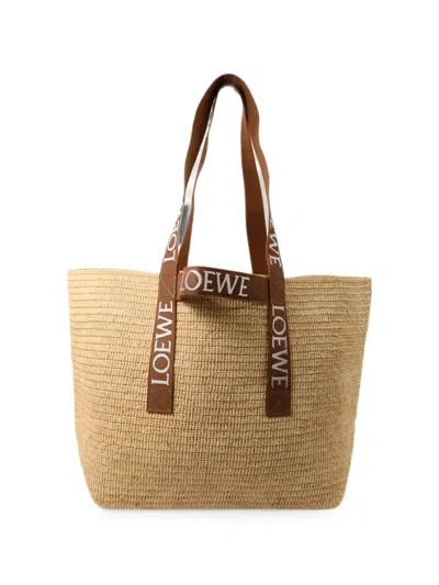Pre-owned Loewe Fold Shopper Tote Bag In Neutrals