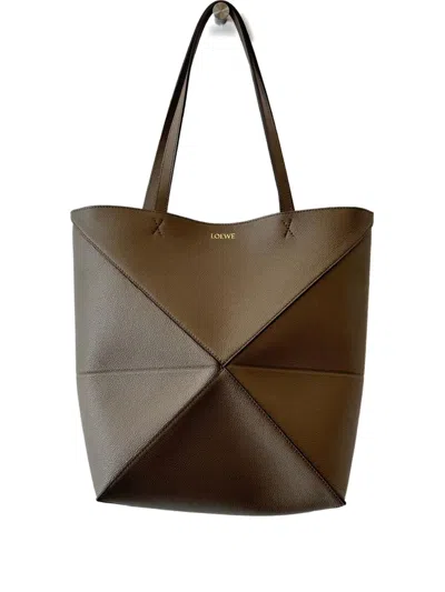 Loewe Fold Tote Bag In Neutral