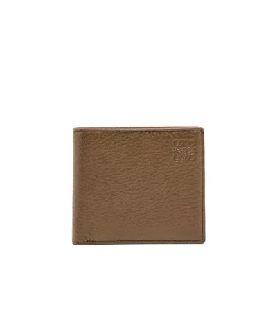 Loewe Folding Wallet In Brown