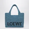 Loewe Women's Font Small Raffia Bag