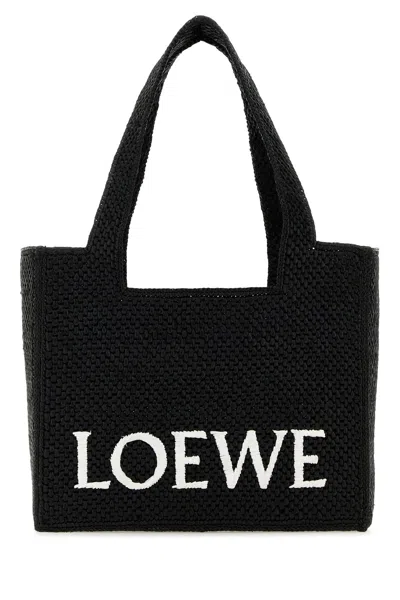 Loewe Font Tote Small Bag-tu Nd  Female In Pink