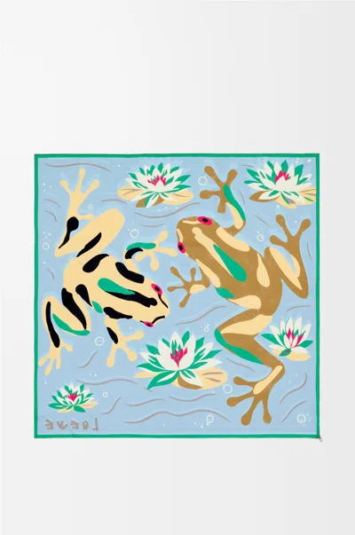 Loewe Scarf In Silk For Woman In Multi