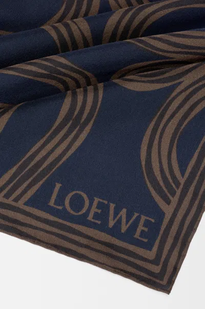 Loewe Scarf In Silk For Woman In Multi
