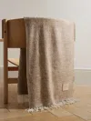 Loewe Fringed Blanket In Brown