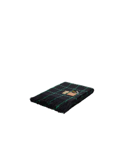 Loewe Fringed Scarf In Black