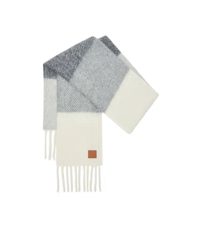 Loewe Scarf In Alpaca And Wool In Gray