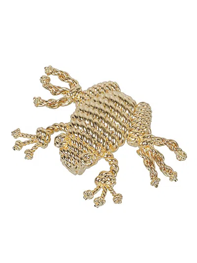 Loewe Frog Necklace In Gold