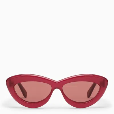 Loewe Fuchsia Cat-eye Sunglasses For Women In Pink
