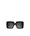 Loewe Anagram Oversized Square Acetate Sunglasses In Black