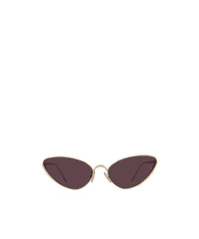 Loewe Signature Metal Cat-eye Sunglasses In Brown