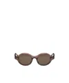 Loewe Full Frame Sunglasses In Brown