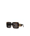 Loewe Square Frame Sunglasses In Brown