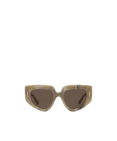 Loewe Full Frame Sunglasses In Green