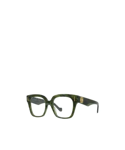 Loewe Full Frame Sunglasses In Green