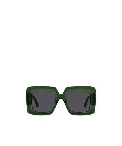 Loewe Full Frame Sunglasses In Green