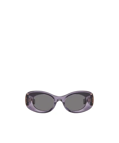 Loewe Full Frame Sunglasses In Purple
