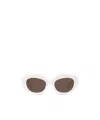 Loewe Full Frame Sunglasses In White