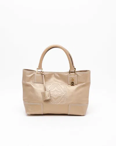 Loewe Fusta Handbag In Gold