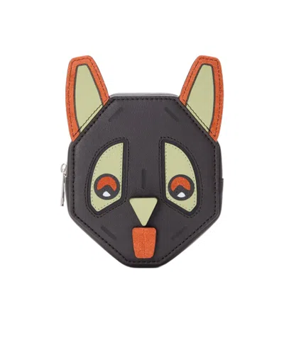 Loewe Futurist Cat Coincase In Classic Calfskin In Black