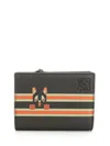 Loewe Futurist Cat Compact Wallet In Classic Calfskin