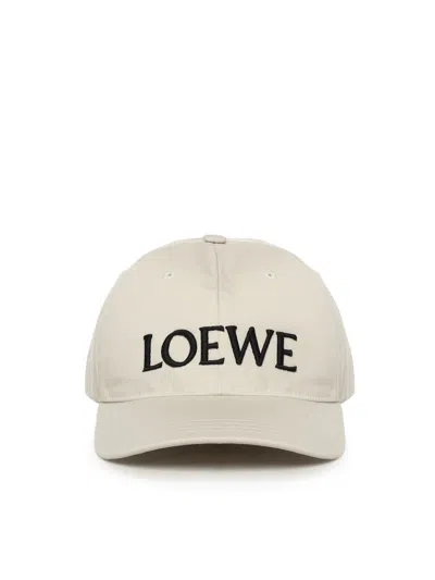 Loewe Futurist Cat Cotton Hat In Orange