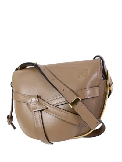 Pre-owned Loewe Gate Crossbody Bag In Neutral