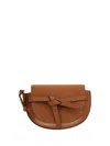 Loewe Mini Gate Dual Bag In Tan