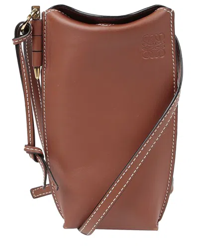 Pre-owned Loewe Gate Pocket Shoulder Crossbody Bag (authentic Pre-loved)