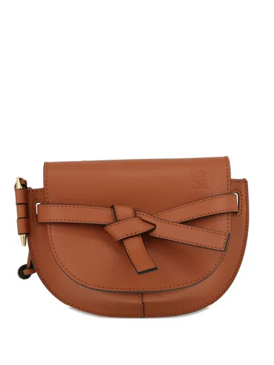 Pre-owned Loewe Gate Shoulder Bag In 褐色