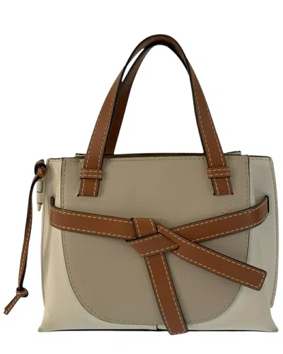 Loewe Gate Top Handle Handbag (authentic Pre-loved) In Brown