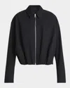 LOEWE GATHERED ZIP-UP JACKET