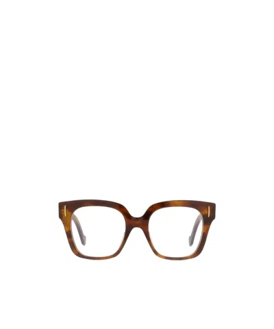 Loewe Geometric Frame Flat Mirror In Brown