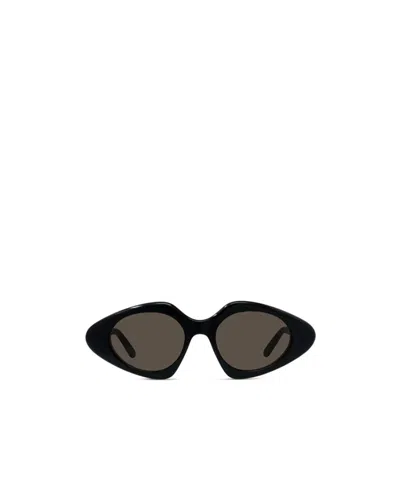 Loewe Geometric Frame Sunglasses In Black
